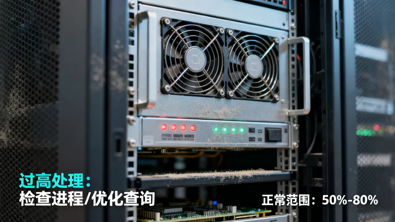 数据库服务器CPU占用率多少正常?,过高怎么办 数据库服务器CPU占用率多少正常?,过高怎么办