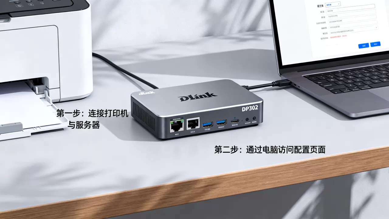 d-link dp302打印服务器如何使用,怎么设置? d-link dp302打印服务器如何使用,怎么设置?