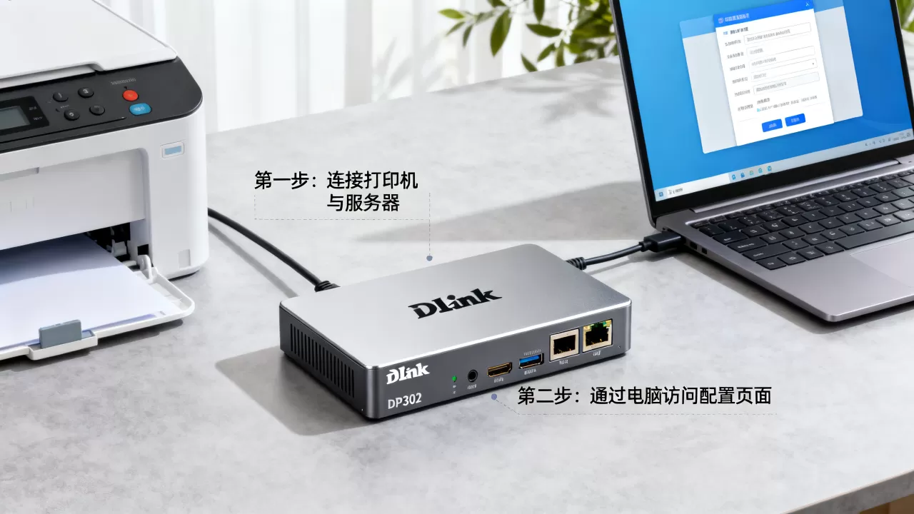 d-link dp302打印服务器如何使用,怎么设置? d-link dp302打印服务器如何使用,怎么设置?