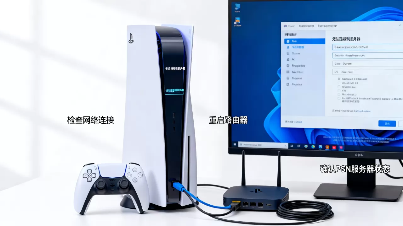 PS5电脑登录无法连接到服务器怎么办,是什么原因 PS5电脑登录无法连接到服务器怎么办,是什么原因