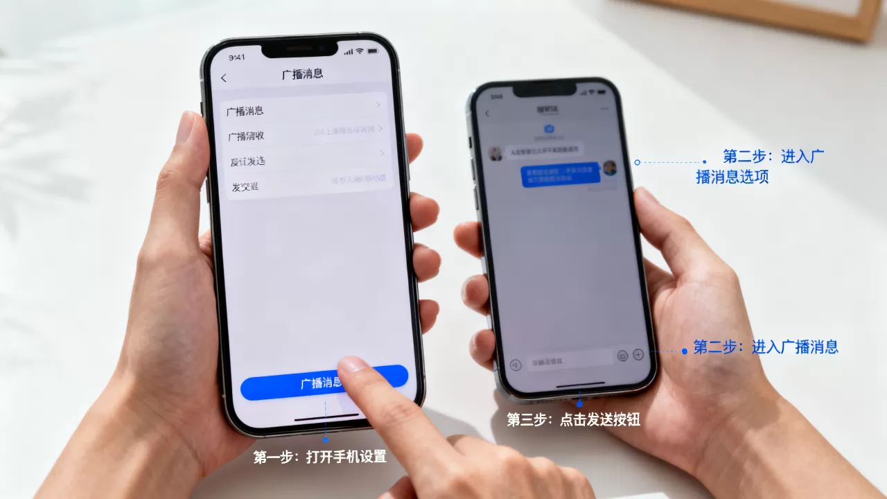 手机如何发送接收广播消息?,具体怎么操作 手机如何发送接收广播消息?,具体怎么操作