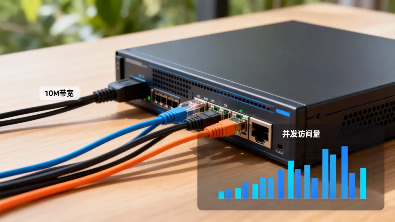 服务器10M带宽能容纳多少人,并发访问量多少合适? 服务器10M带宽能容纳多少人,并发访问量多少合适?