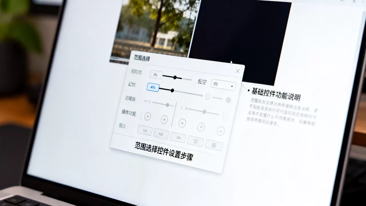 范围选择控件怎么设置,基础控件有哪些功能? 范围选择控件怎么设置,基础控件有哪些功能?
