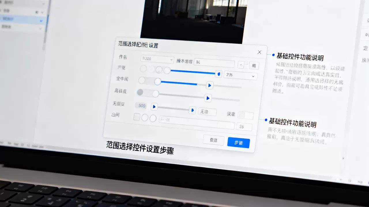 范围选择控件怎么设置,基础控件有哪些功能? 范围选择控件怎么设置,基础控件有哪些功能?