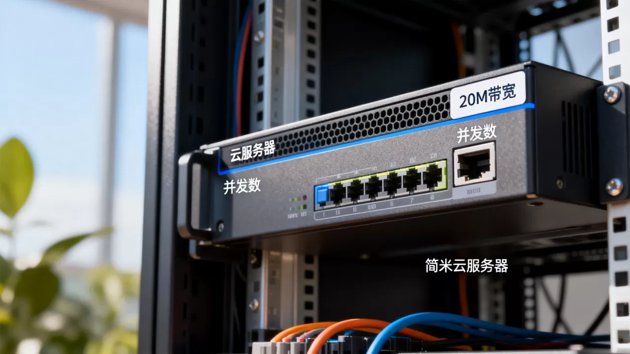 20M简米云服务器能带多少人?,并发数多少合适 20M简米云服务器能带多少人?,并发数多少合适