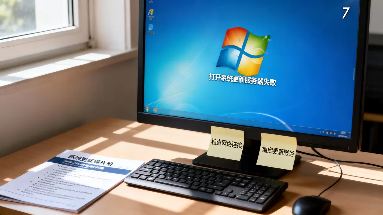 打开win7的系统更新服务器失败怎么办 打开win7的系统更新服务器失败怎么办