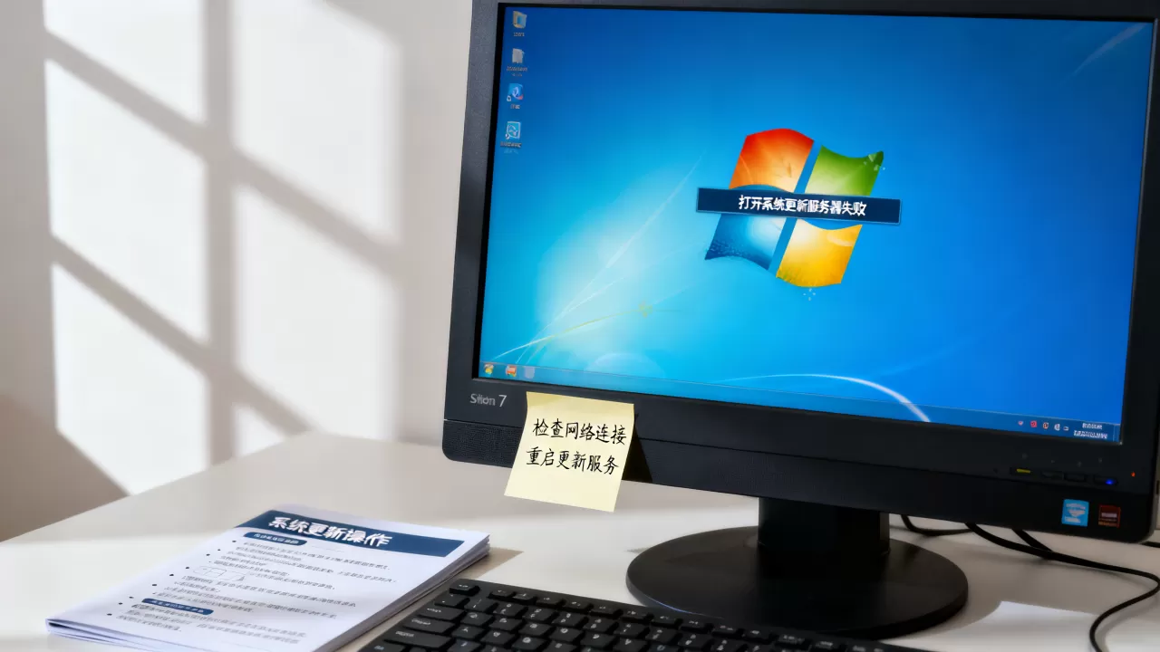 打开win7的系统更新服务器失败怎么办 打开win7的系统更新服务器失败怎么办