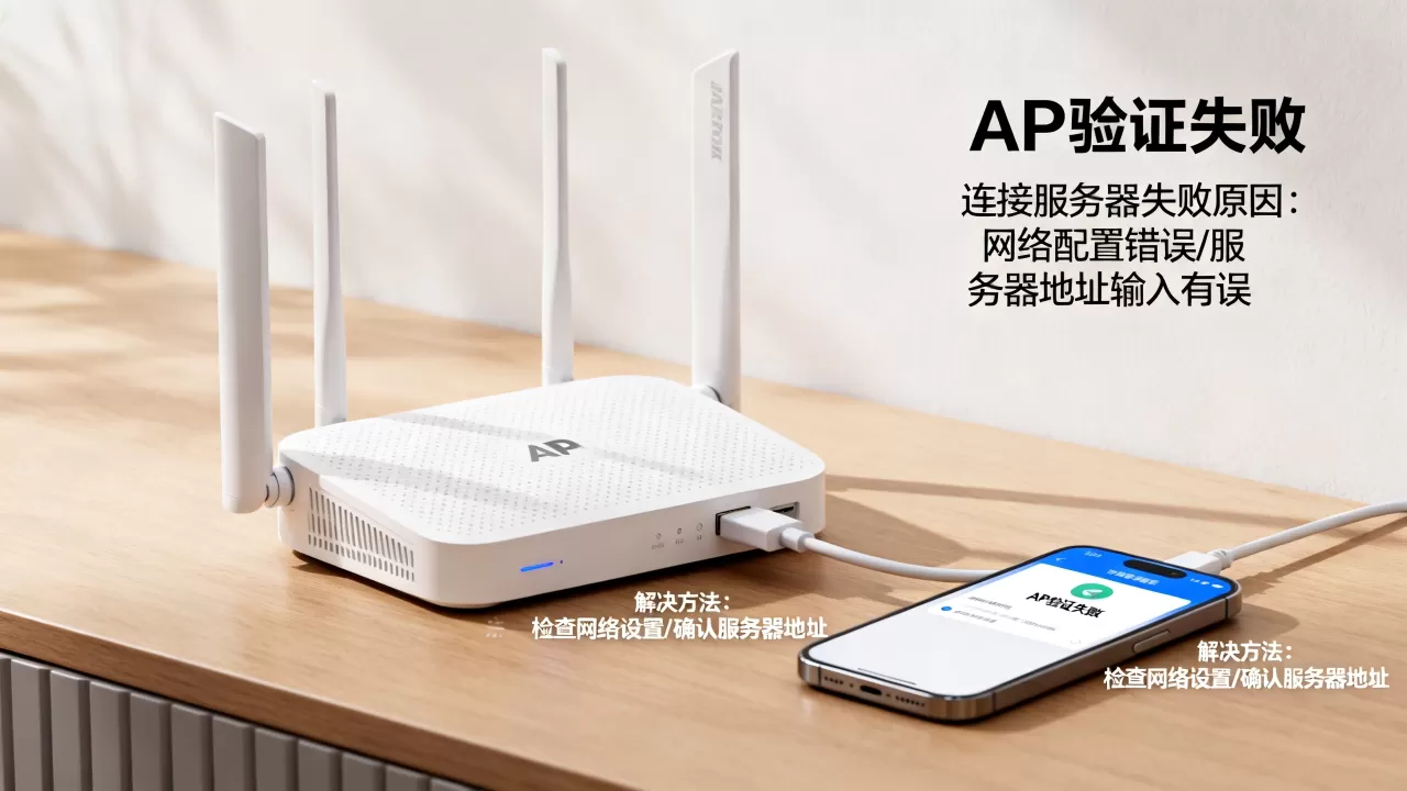 ap验证失败连接服务器时为什么出现问题,怎么解决? ap验证失败连接服务器时为什么出现问题,怎么解决?