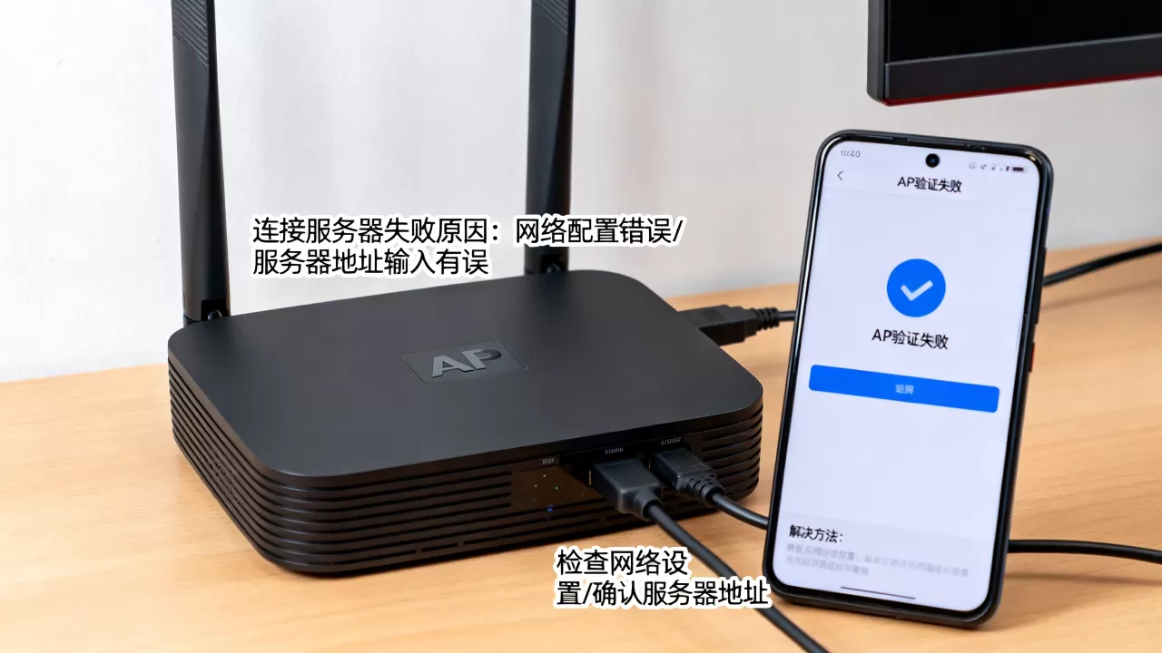 ap验证失败连接服务器时为什么出现问题,怎么解决? ap验证失败连接服务器时为什么出现问题,怎么解决?
