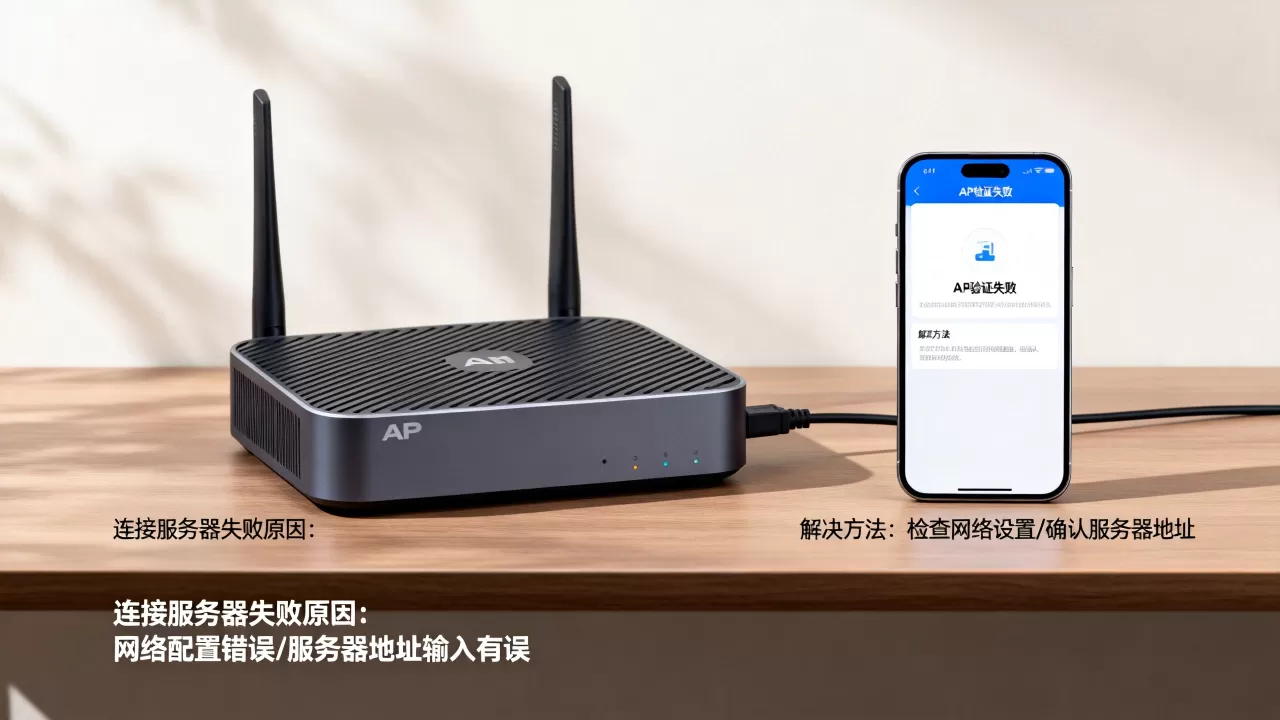 ap验证失败连接服务器时为什么出现问题,怎么解决? ap验证失败连接服务器时为什么出现问题,怎么解决?