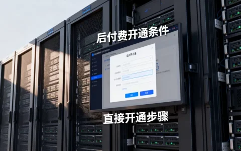 服务器后付费能直接开通后付费吗，需要什么条件？