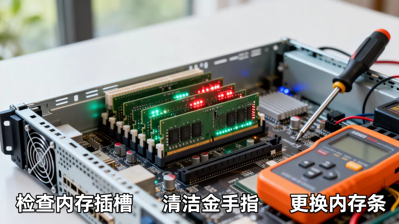 服务器内存灯频繁闪烁是什么原因,怎么解决? 服务器内存灯频繁闪烁是什么原因,怎么解决?