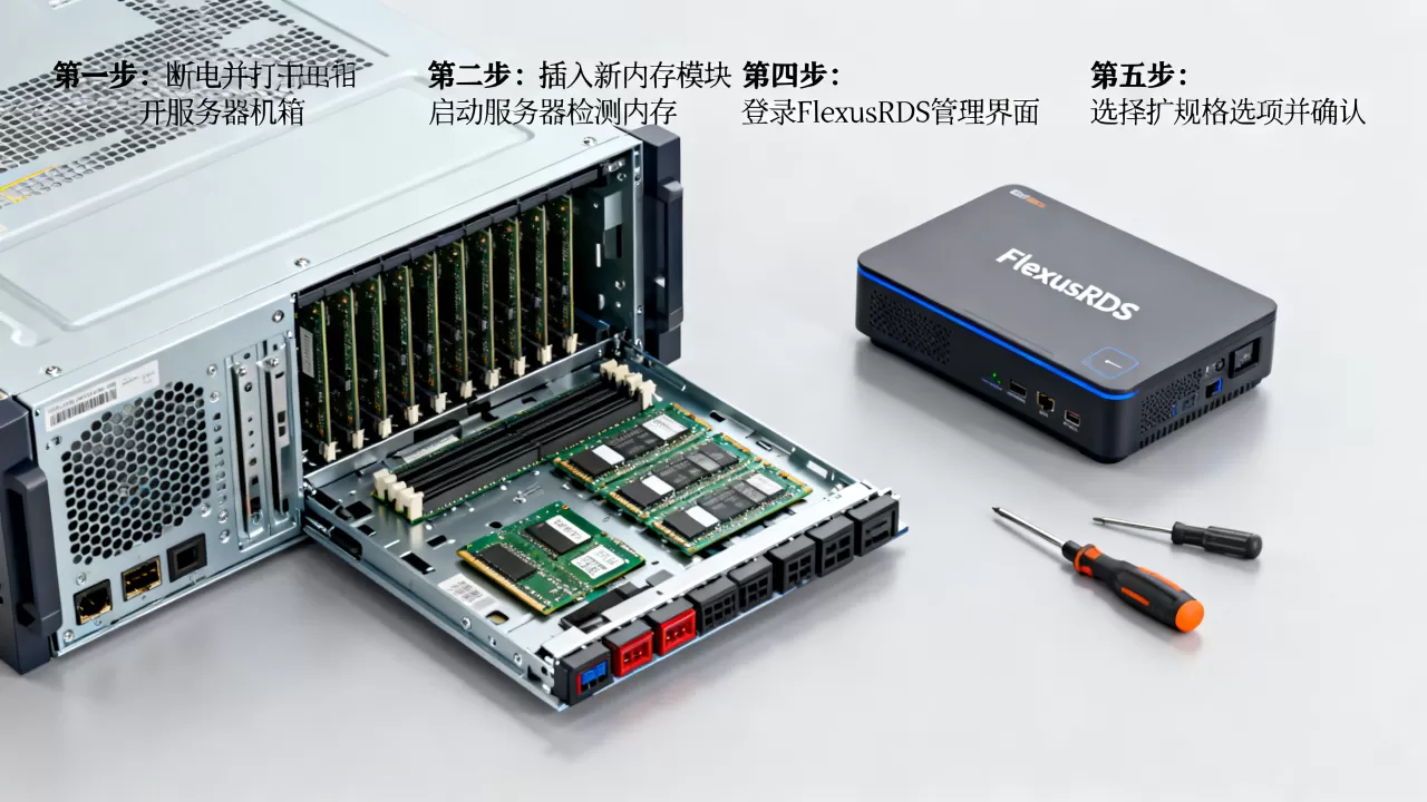 服务器怎么扩内存和FlexusRDS怎么扩规格?,操作步骤? 服务器怎么扩内存和FlexusRDS怎么扩规格?,操作步骤?