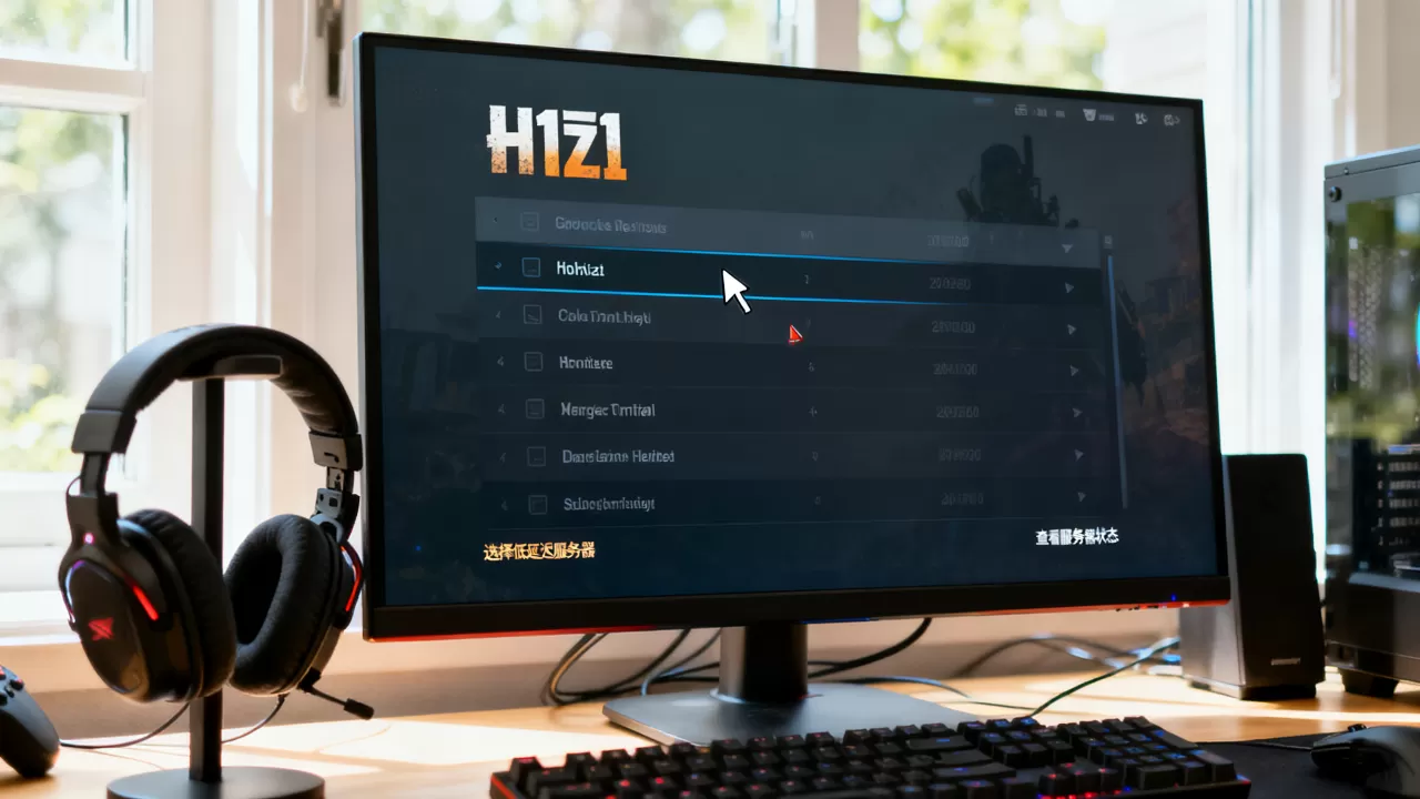 h1z1英文版怎么选择服务器 h1z1英文版怎么选择服务器