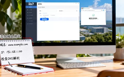 iis7怎么添加域名访问？,域名无法访问如何排查