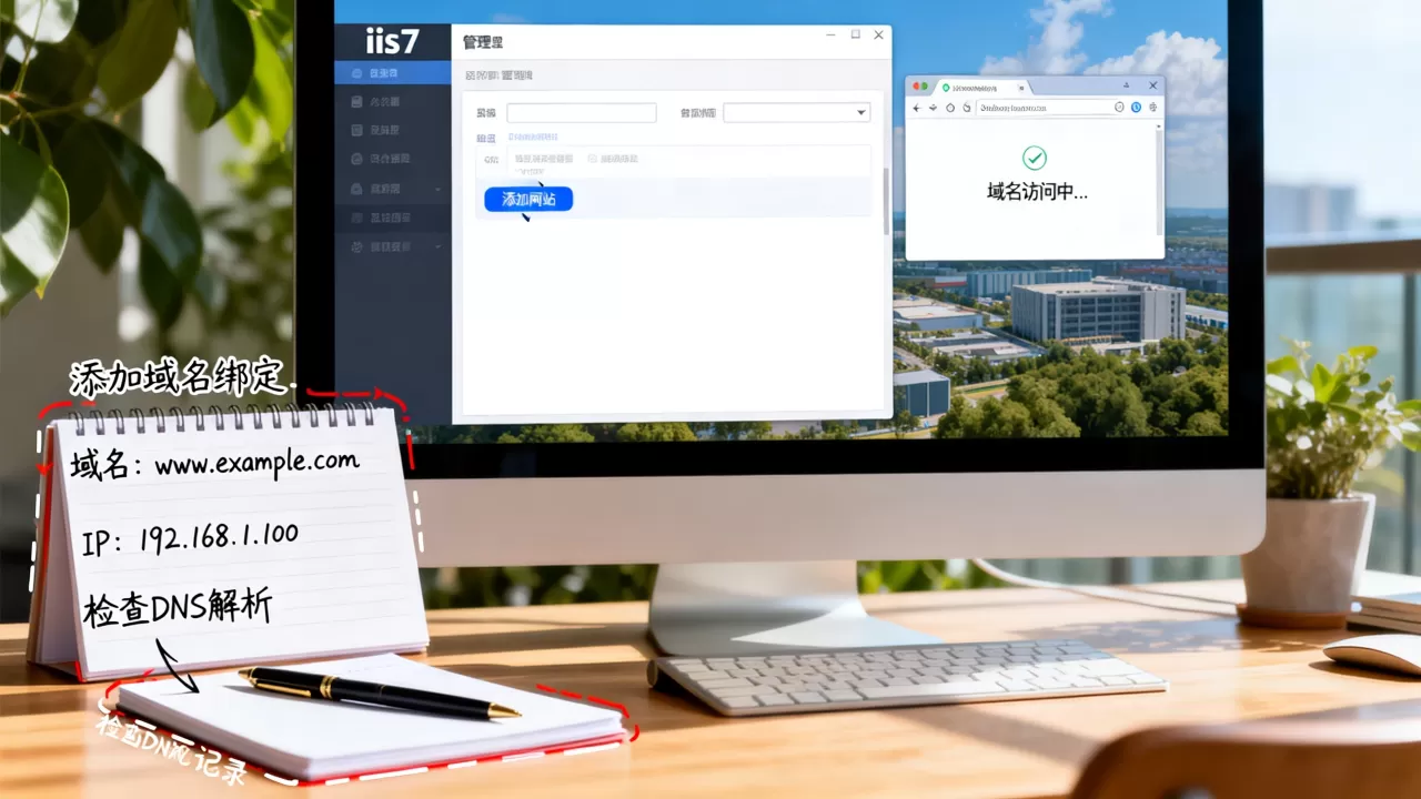 iis7怎么添加域名访问?,域名无法访问如何排查 iis7怎么添加域名访问?,域名无法访问如何排查