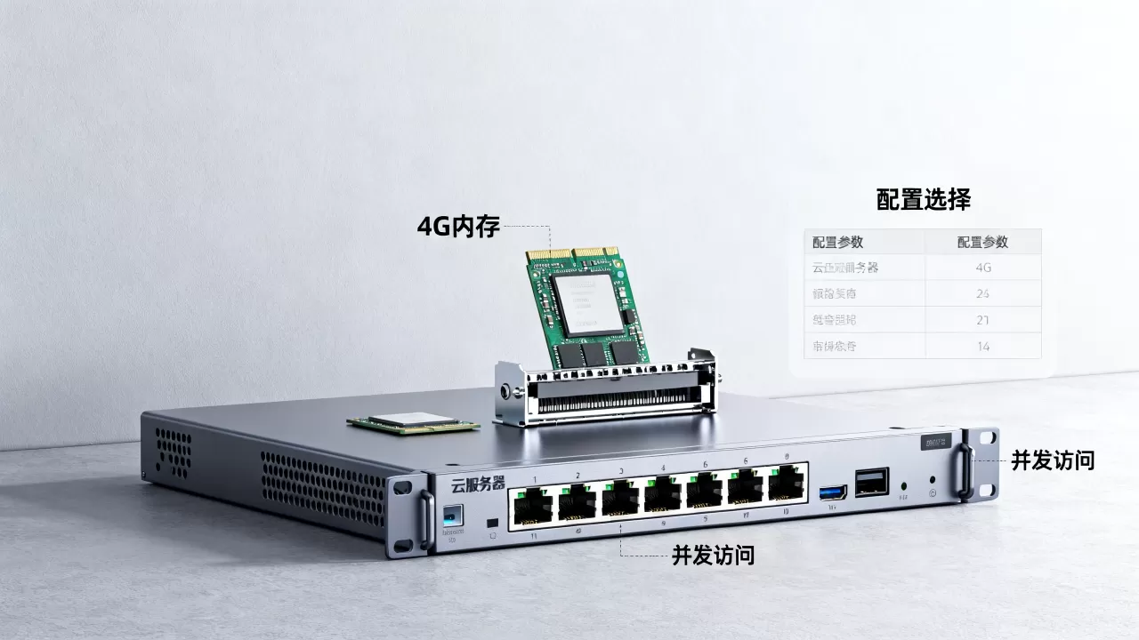 服务器内存4G能扛住多少并发访问,云服务器配置怎么选? 服务器内存4G能扛住多少并发访问,云服务器配置怎么选?