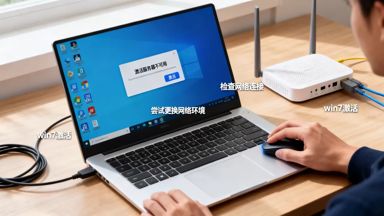 win7的激活服务器不可用怎么办 win7的激活服务器不可用怎么办