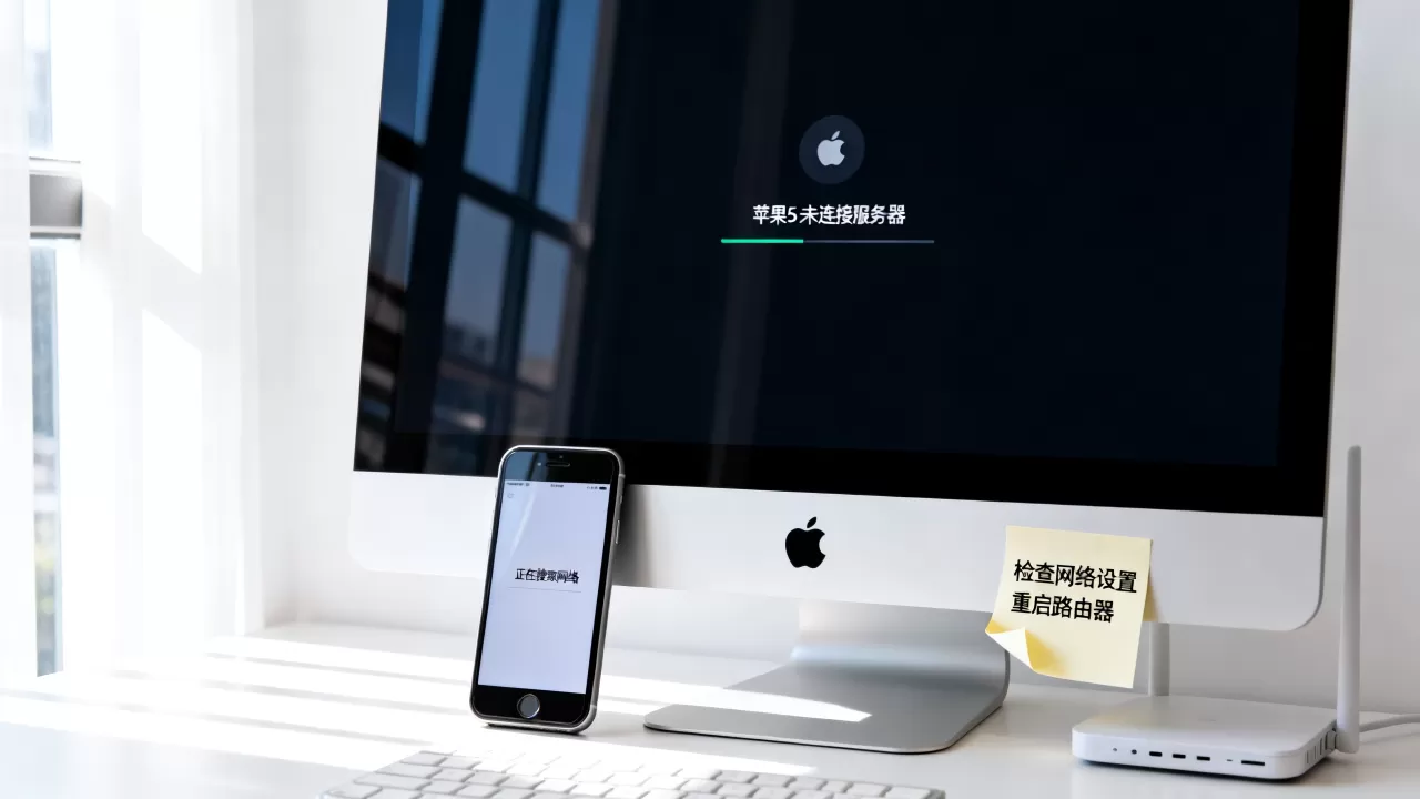电脑显示苹果5s未连接服务器怎么办 电脑显示苹果5s未连接服务器怎么办