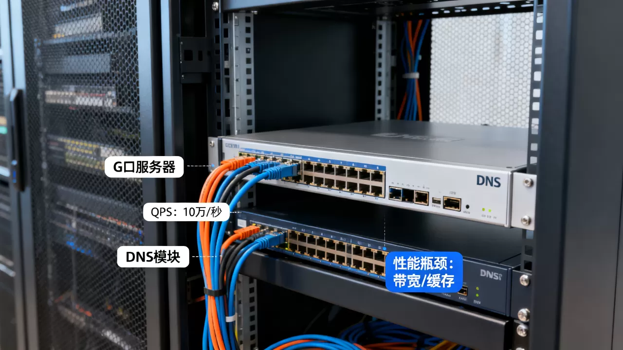 G口服务器DNS的QPS能达到多少,性能瓶颈怎么解决? G口服务器DNS的QPS能达到多少,性能瓶颈怎么解决?