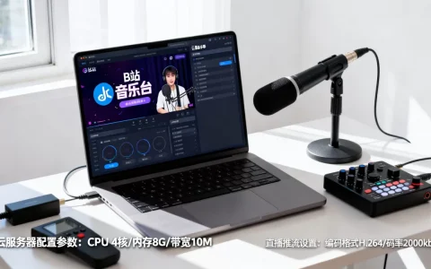 用云服务器直播B站音乐台难吗，需要什么配置