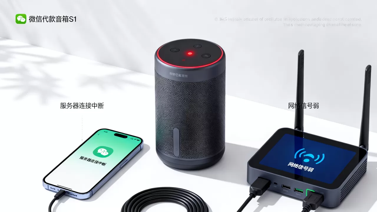 微信收款音箱s1服务器断开故障是什么原因,如何解决 微信收款音箱s1服务器断开故障是什么原因,如何解决