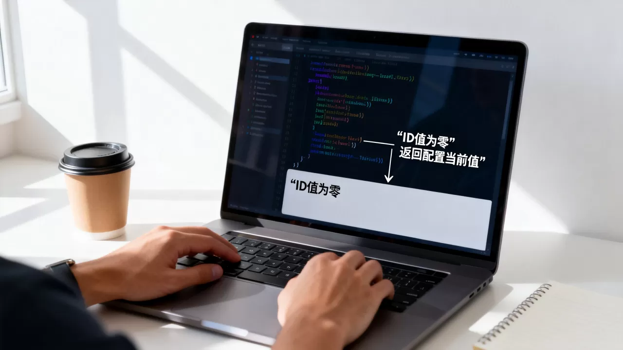 ID值为零时如何根据ID值返回配置当前值?,怎么解决? ID值为零时如何根据ID值返回配置当前值?,怎么解决?