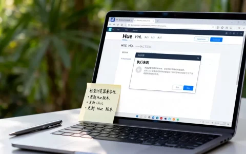 为什么使用IE浏览器在Hue中执行HQL失败，如何解决？