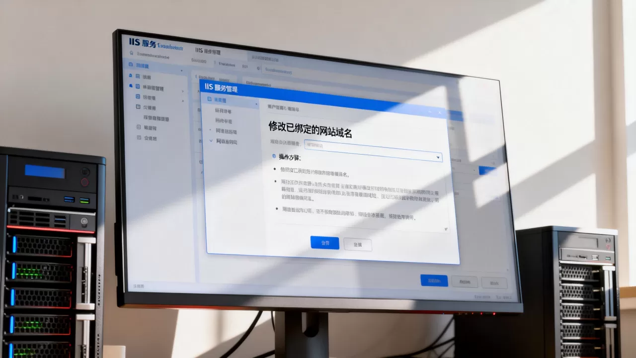 iis视频网站_IIS服务修改已绑定的网站域名 iis视频网站_IIS服务修改已绑定的网站域名