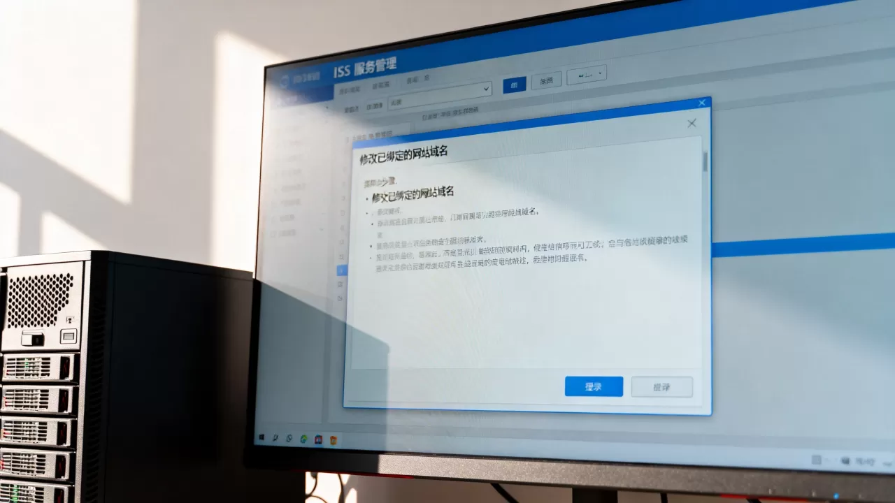iis视频网站_IIS服务修改已绑定的网站域名 iis视频网站_IIS服务修改已绑定的网站域名