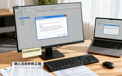 为什么IDEA配置数据库测试通不过，如何解决