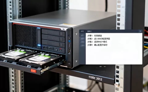 t100c服务器2012怎么做raid1，详细步骤是什么