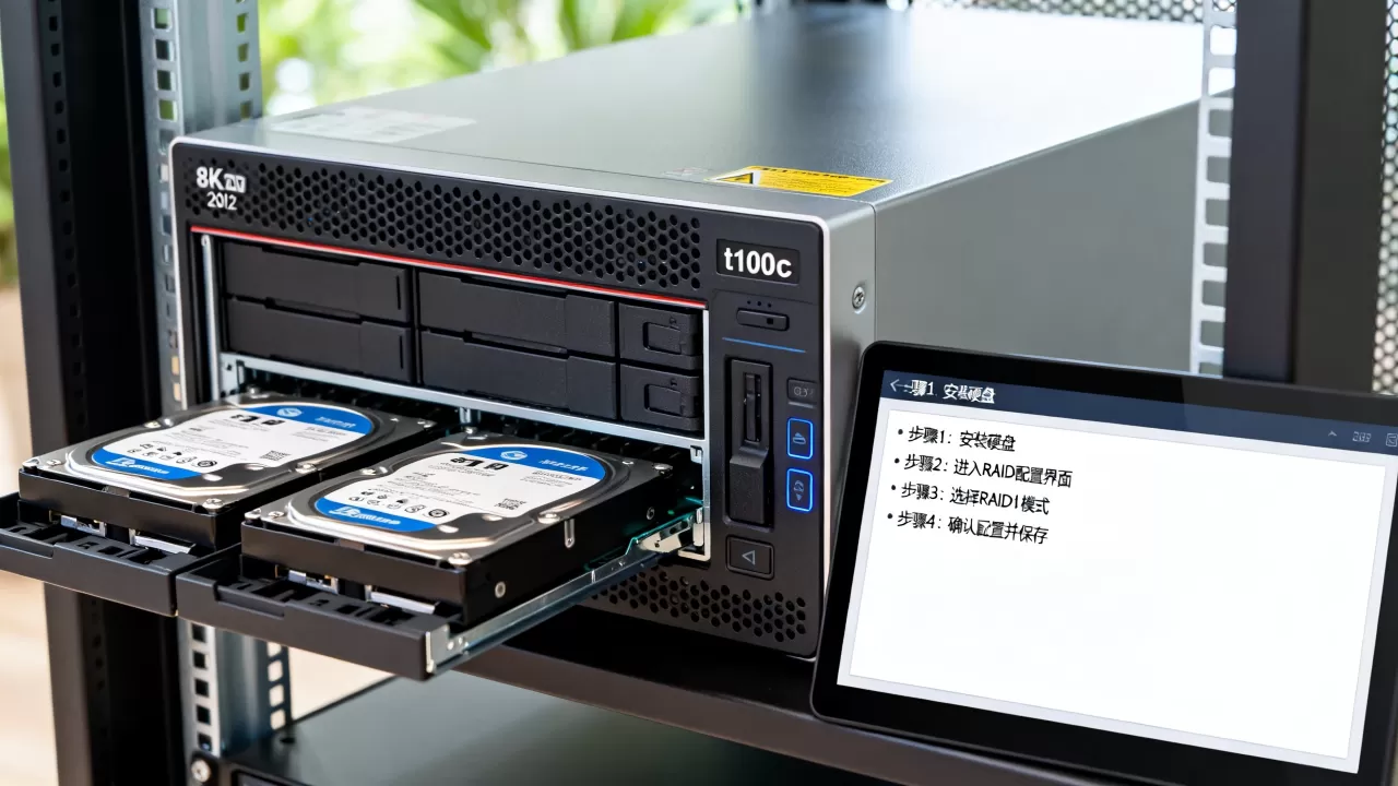 t100c服务器2012怎么做raid1,详细步骤是什么 t100c服务器2012怎么做raid1,详细步骤是什么