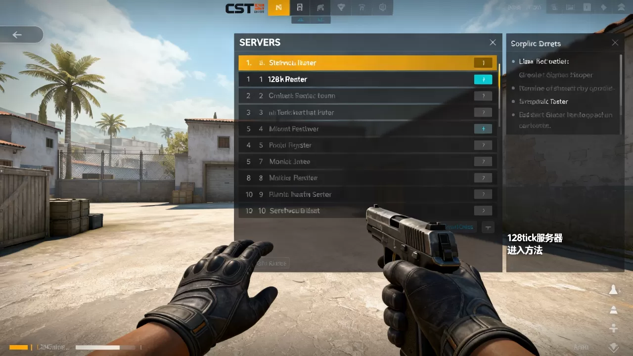 CSGO哪些服务器是128tick,怎么进 CSGO哪些服务器是128tick,怎么进