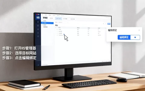 如何修改IIS网站绑定域名？, IIS网站域名修改方法