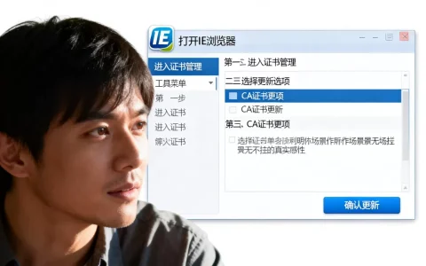 IE浏览器CA证书怎么更新，具体操作步骤是什么