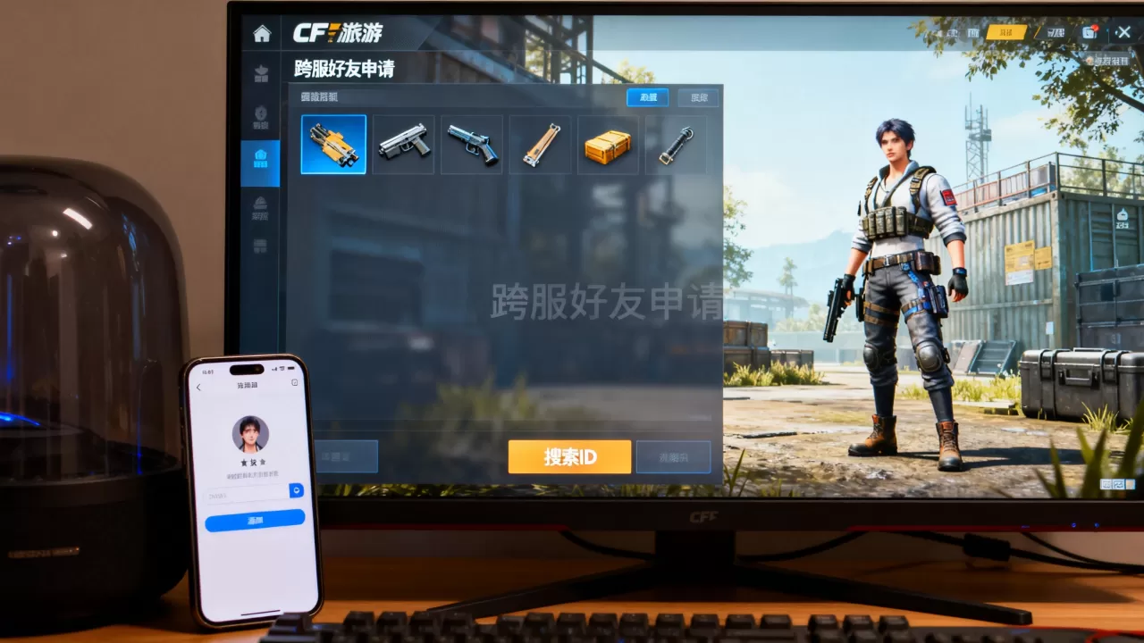 cf端游服务器不一样怎么加好友 cf端游服务器不一样怎么加好友
