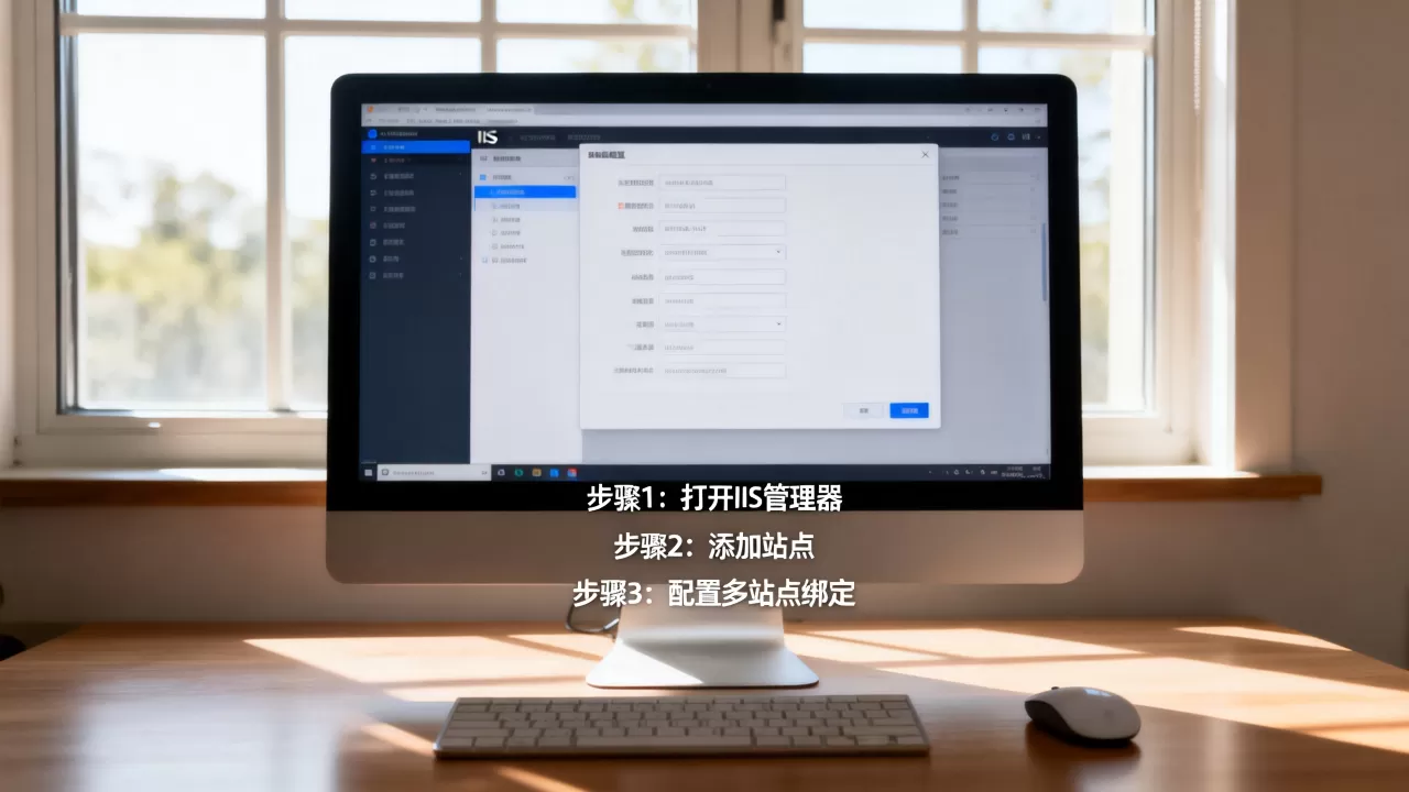 IIS配置站点和多站点怎么做,有哪些步骤? IIS配置站点和多站点怎么做,有哪些步骤?