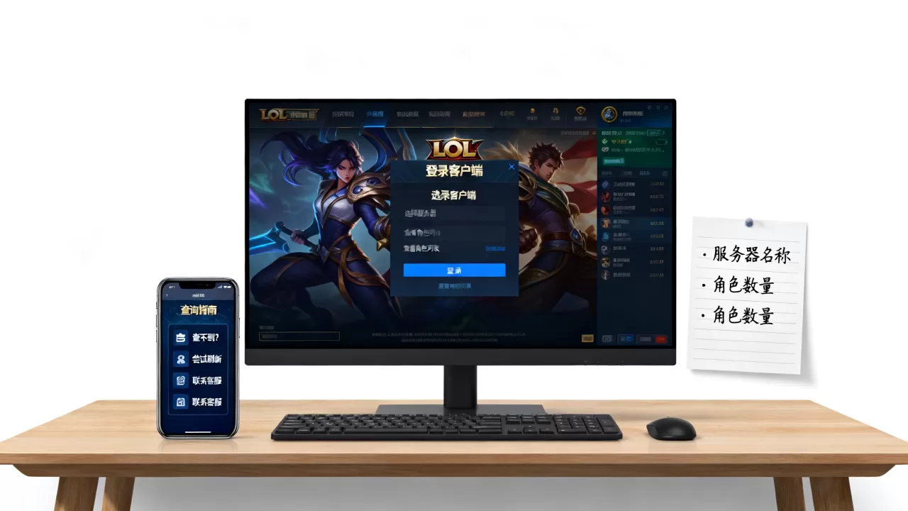 怎么查LOL哪些服务器有角色?,查不到怎么办? 怎么查LOL哪些服务器有角色?,查不到怎么办?