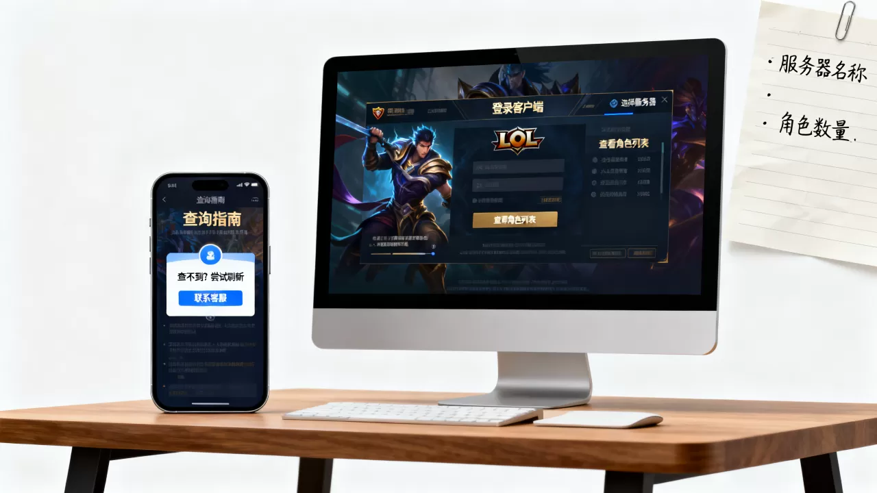 怎么查LOL哪些服务器有角色?,查不到怎么办? 怎么查LOL哪些服务器有角色?,查不到怎么办?