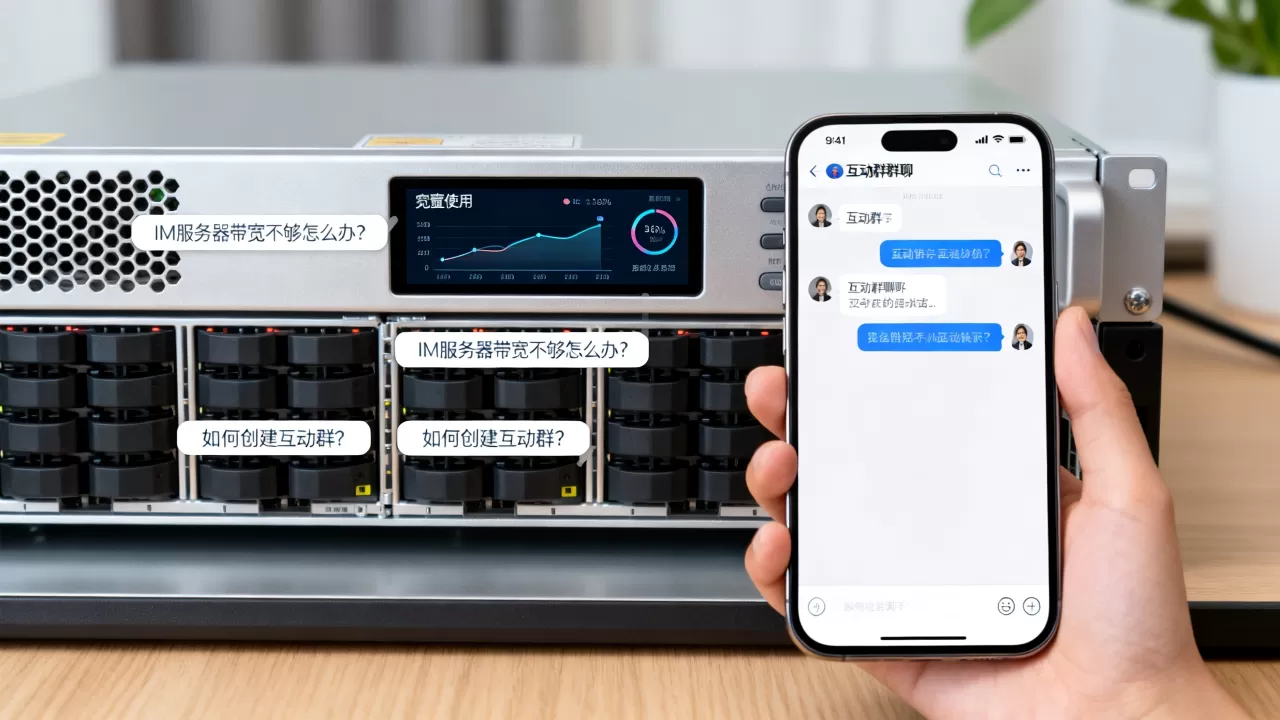 IM服务器带宽不够怎么办?,如何创建互动群? IM服务器带宽不够怎么办?,如何创建互动群?