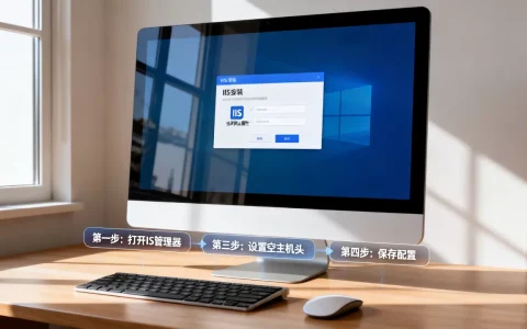 安装IIS时如何设置空主机头？,安装步骤是什么？