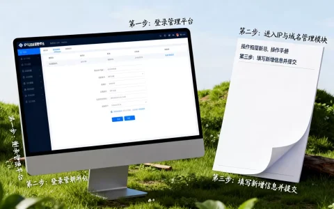 IP与域名如何新增？，具体操作步骤是什么？