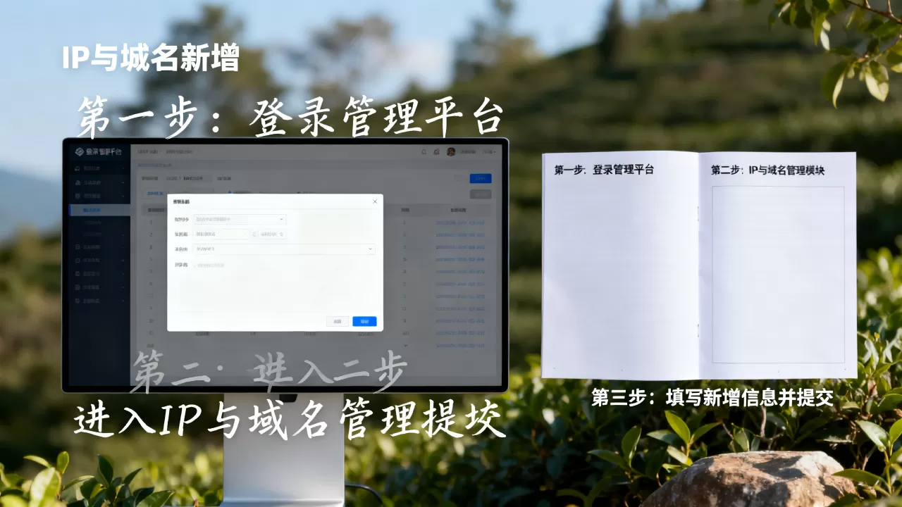 IP与域名如何新增?,具体操作步骤是什么? IP与域名如何新增?,具体操作步骤是什么?