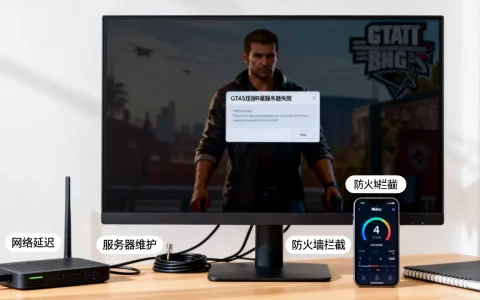 GTA5连不上R星服务器怎么办，常见原因有哪些？