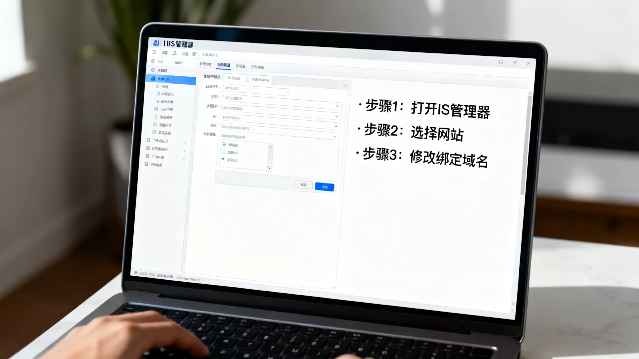 IIS服务器搭网站如何修改已绑定的网站域名,怎么操作? IIS服务器搭网站如何修改已绑定的网站域名,怎么操作?