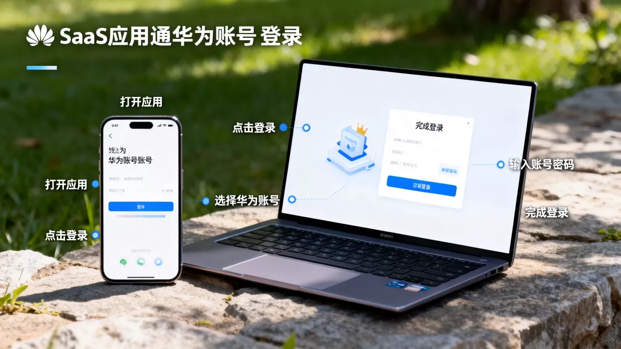 华为SaaS应用如何通过华为账号登录,步骤是什么 华为SaaS应用如何通过华为账号登录,步骤是什么