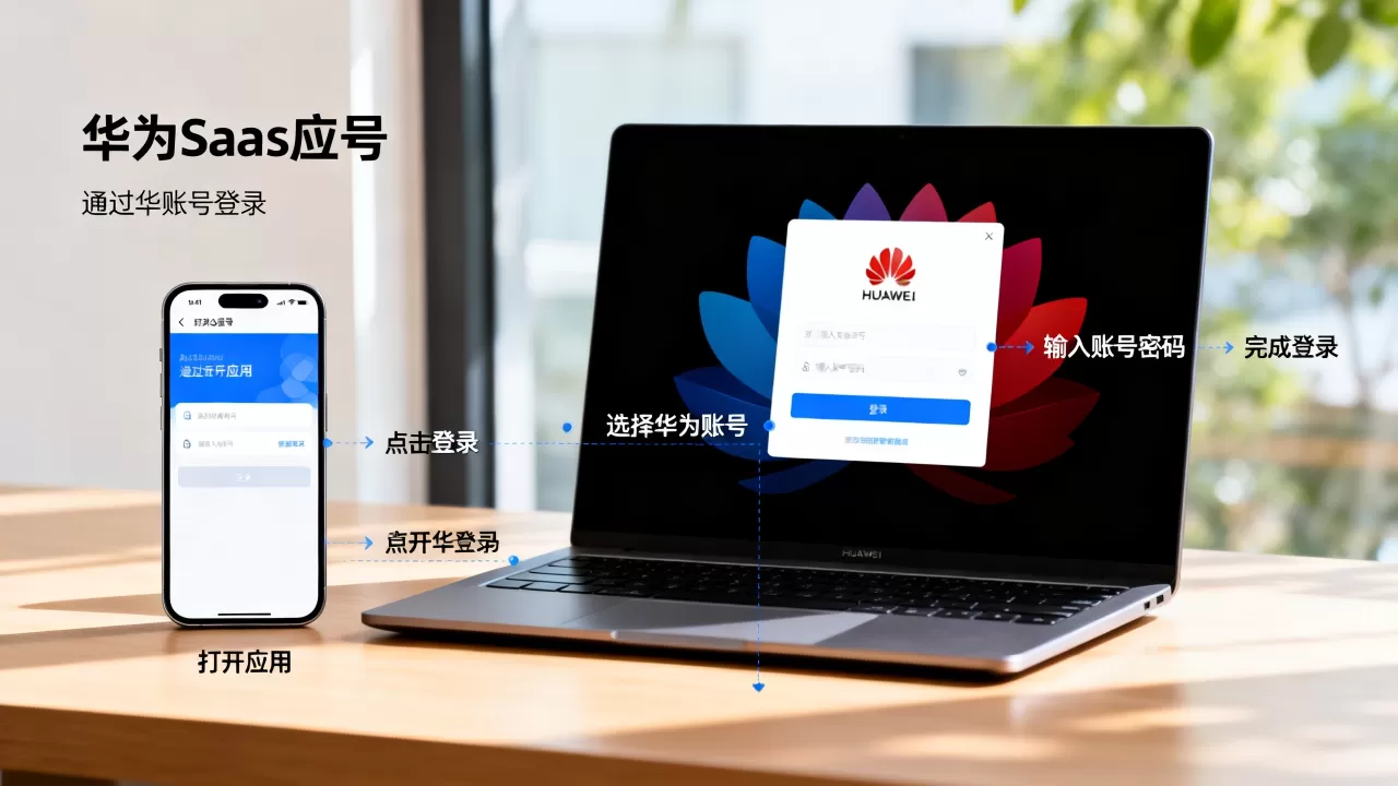 华为SaaS应用如何通过华为账号登录,步骤是什么 华为SaaS应用如何通过华为账号登录,步骤是什么
