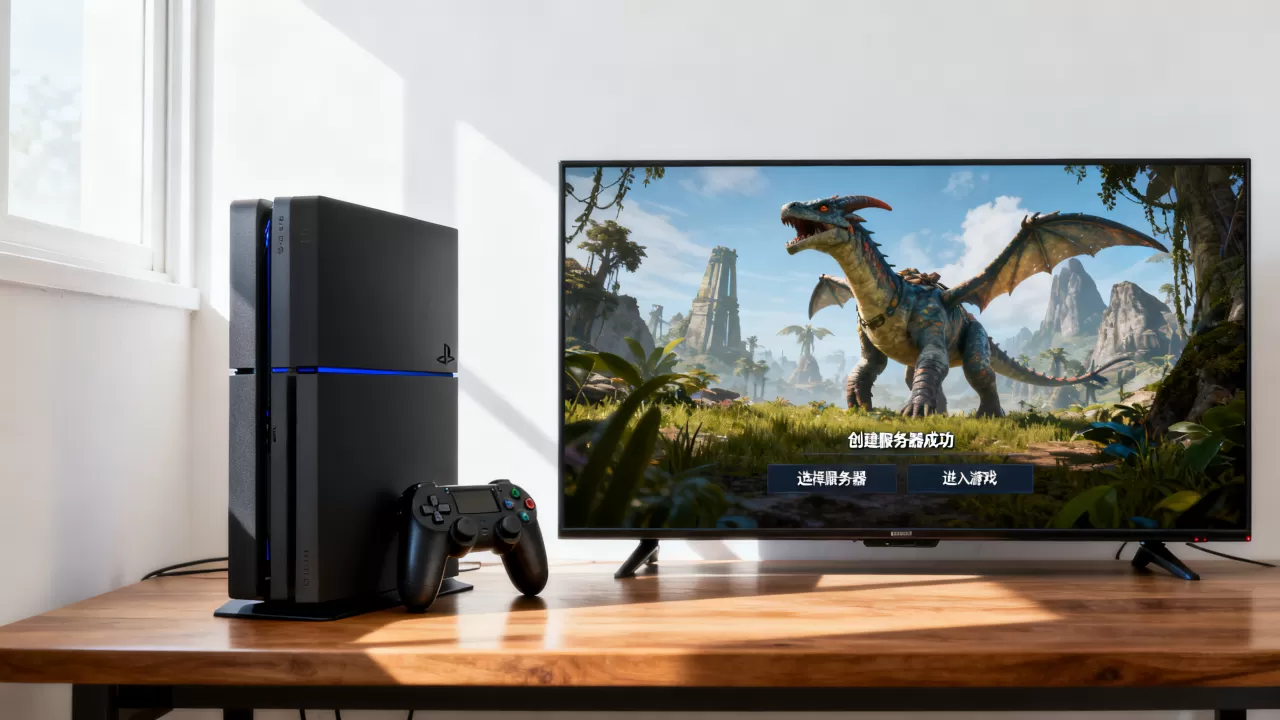 ps4方舟创建完服务器怎么进游戏 ps4方舟创建完服务器怎么进游戏