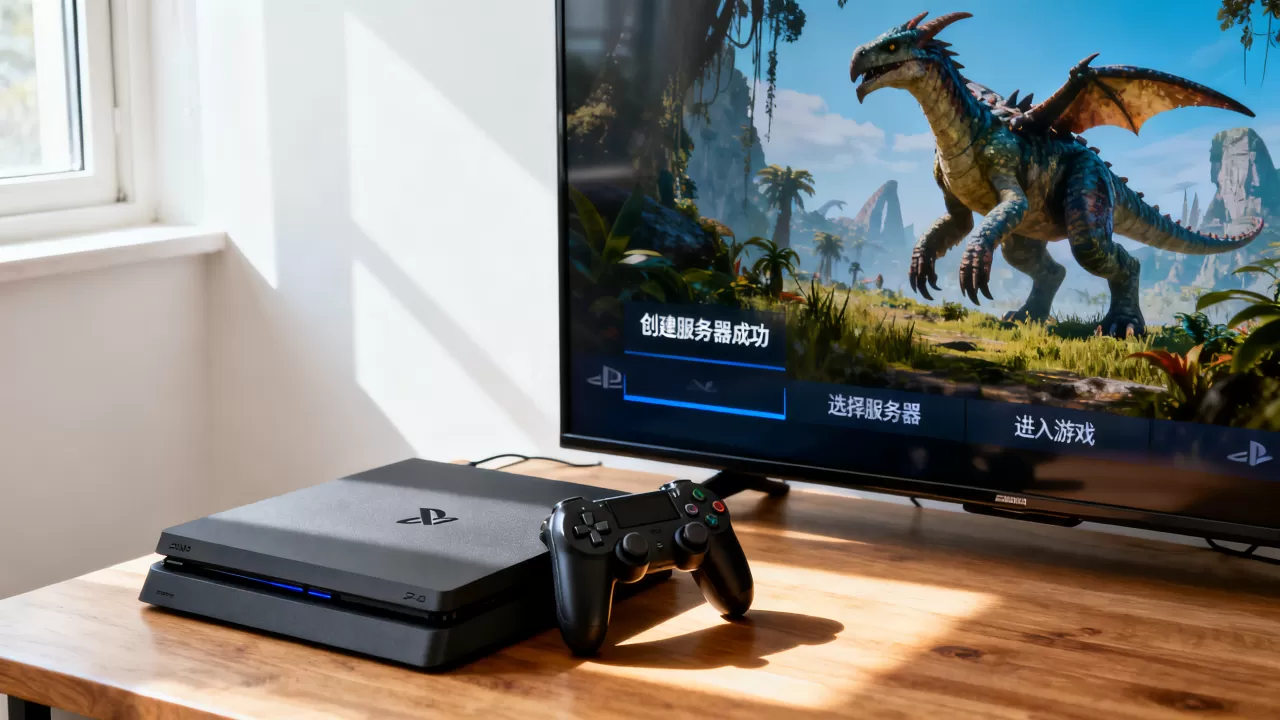 ps4方舟创建完服务器怎么进游戏 ps4方舟创建完服务器怎么进游戏
